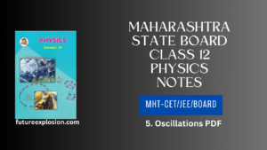 Read more about the article Maharashtra State Board Class 12 Physics Notes MHT-CET/JEE/Board/ Chapter 5 Oscillations PDF.